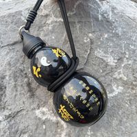 Chinese Style Tritan Drinking Bottle Gourd Water Bottle with Shoulder Strap Braided Waist Rope Cup Brush Charm DIY Sticker