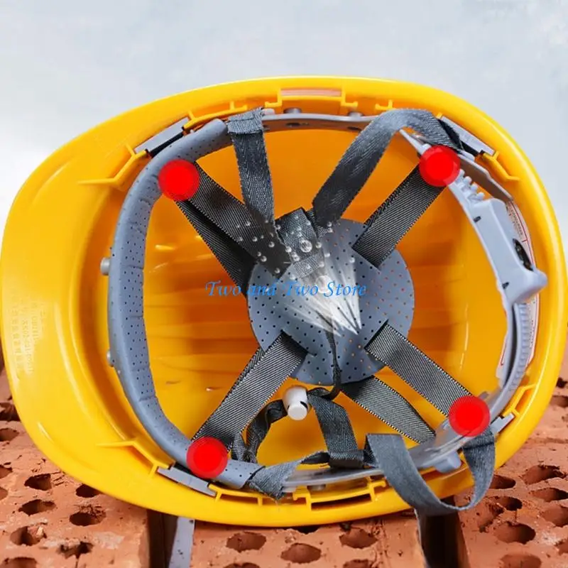 HX6F High Visibility Construction Helmet With Comfortable Padding And Lightweight ABS Design Helmet For Outdoor Work