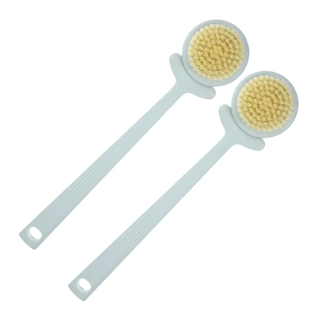 2 Pcs Bath Brush Body Exfoliator Scrubber Sponge for Lotion Applicator Loofah Back Exfoliating Soft