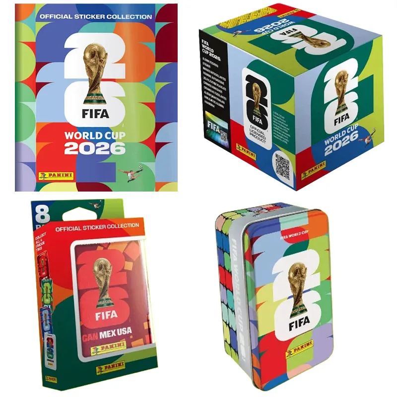 

2026 Genuine Panini Official FIFA World Cup Soccer Card Sticker Pack & Album Limited Edition Collection Soccer Memorabilia Set