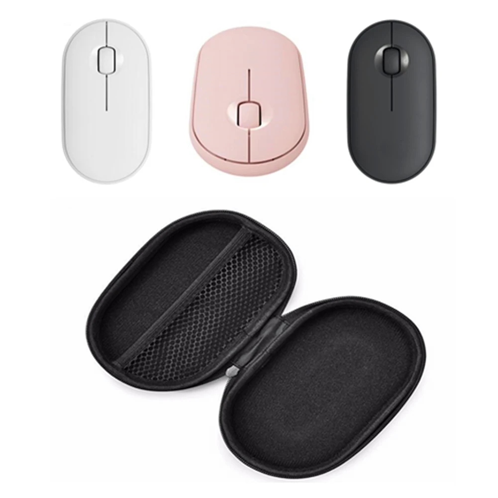 Wireless Mouse Storage Bag Shockproof Protection Carrying Case for Logitech Pebble Mice Organizer Case