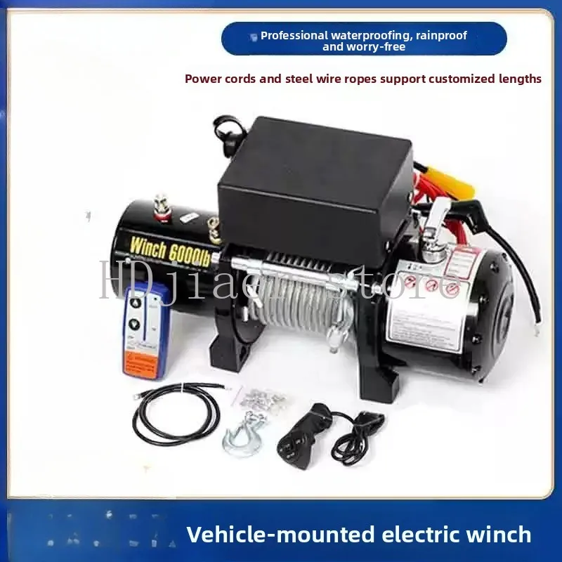 

12V electric winch 24v truck crane electric
