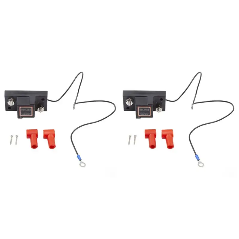 2X Voltage Sensitive Split Charge Relay VSR 12V 50A For Motorcycle Kart Car UTV ATV Smart Battery Dual Isolator Charge-X59A