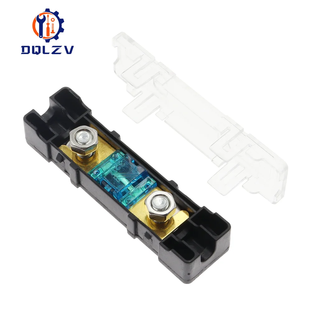 2PCS Automotive Fuse Box 1-Way Midi Fuse Holder Safety Plate Base Car Carrier Fuse Box Bolt Type 15A 20A 30A 50A 80A 100A 150A