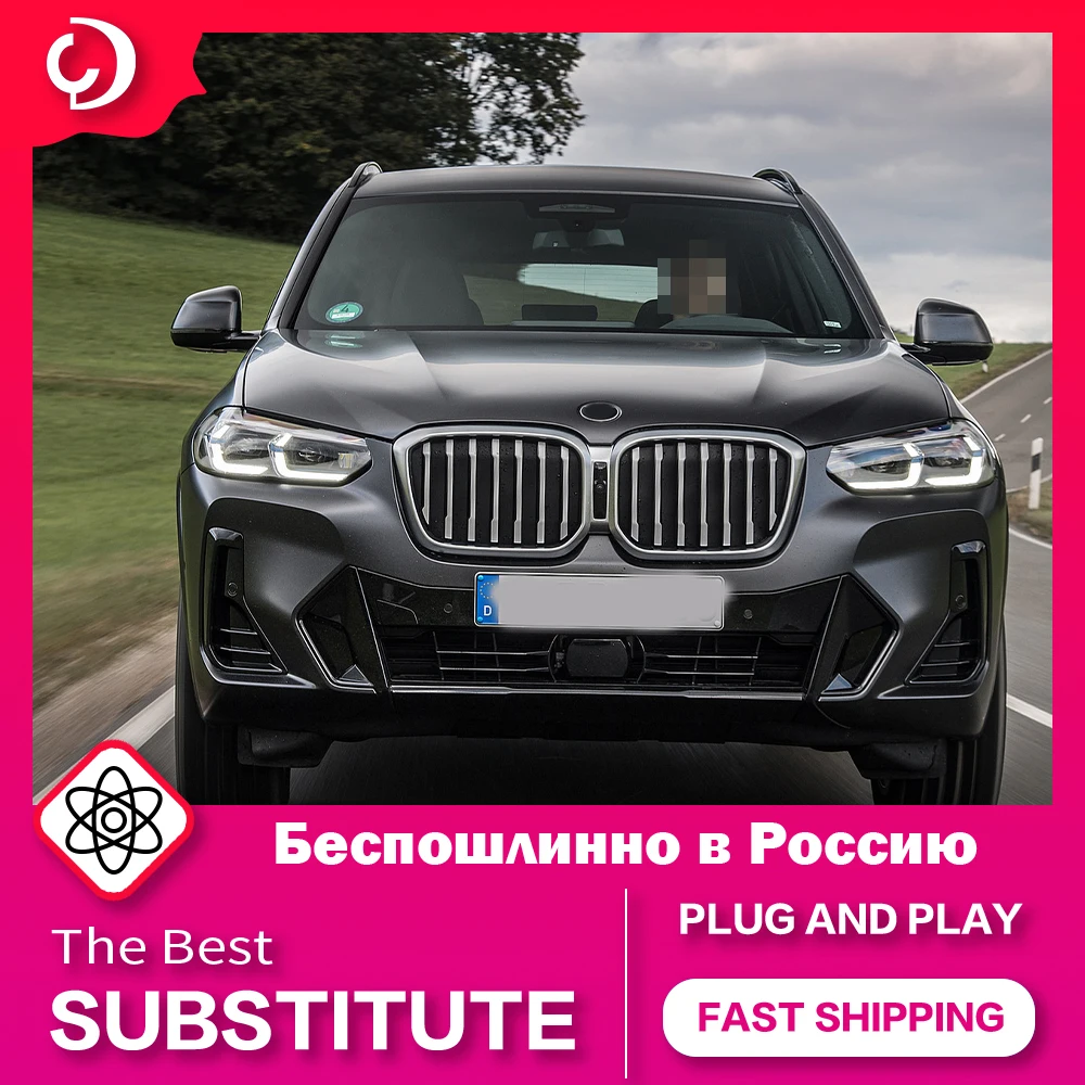 AKD Car Styling Headlights for BMW X3 G01 G08 2018-2022  LED Laser Style Headlight Projector  Lens DRL Auto Accessories