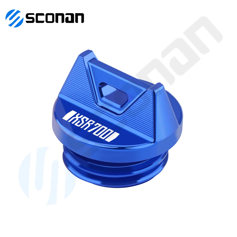 

Motorcycle Accessories CNC Aluminum Engine Oil Tank Cap Oil Filler Cup M27*3 For YAMAHA XSR700 XSR900 XSR 700 900 2016-2023 2024