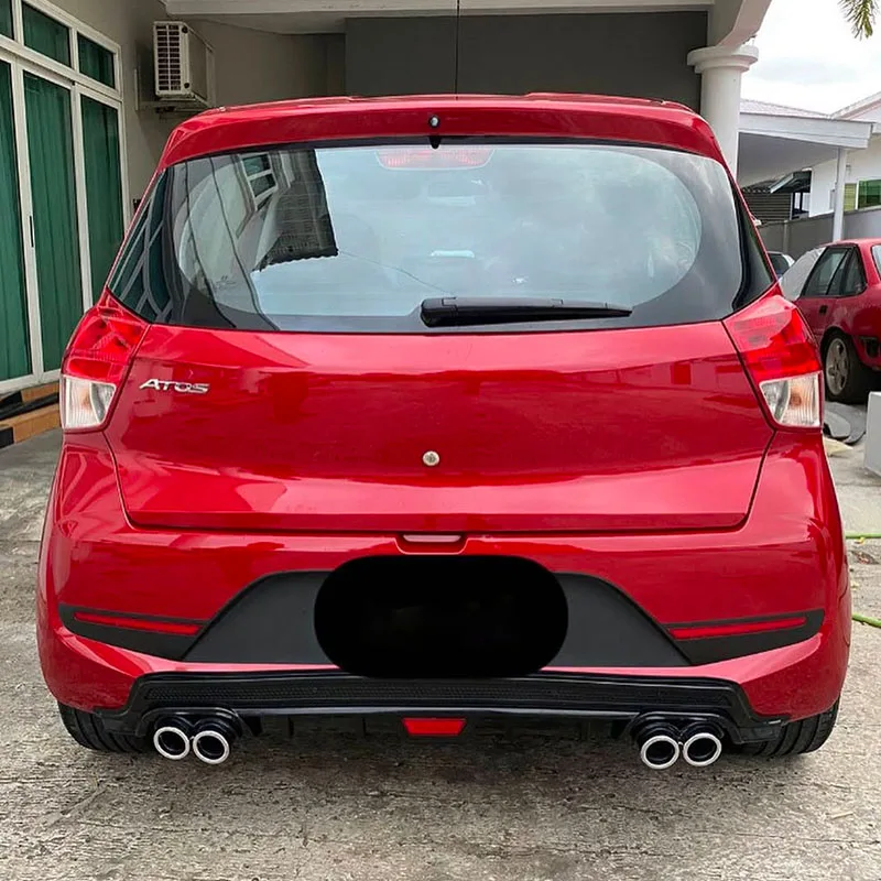 

Для Hyundai Atos/ Prime 2003-2015 год, диффузор заднего бампера, разделитель губ, спойлер, выхлопная труба, комплект кузова, аксессуары