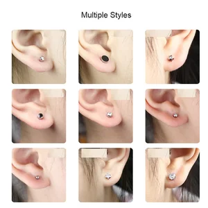طقم ثقب الأذن المعقمة القابل للتصرف ، الغضروف ، الزنمة ، المروحة ، مسدس الثقب ، غير مؤلم ، أداة الثقب ، مجموعة الآلات ، مسمار المجوهرات ، 1 قطعة أعلى 6 مبيعات ثقب الأذن - رقم 4