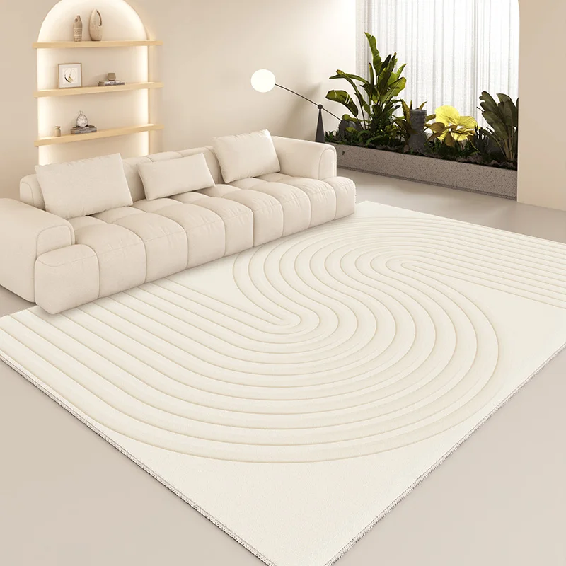 

Modern Minimalist Carpets for Living Room Large Area Striped Carpet Home Washable Non-slip Mat Thicken Bedroom Decor Bedside Rug