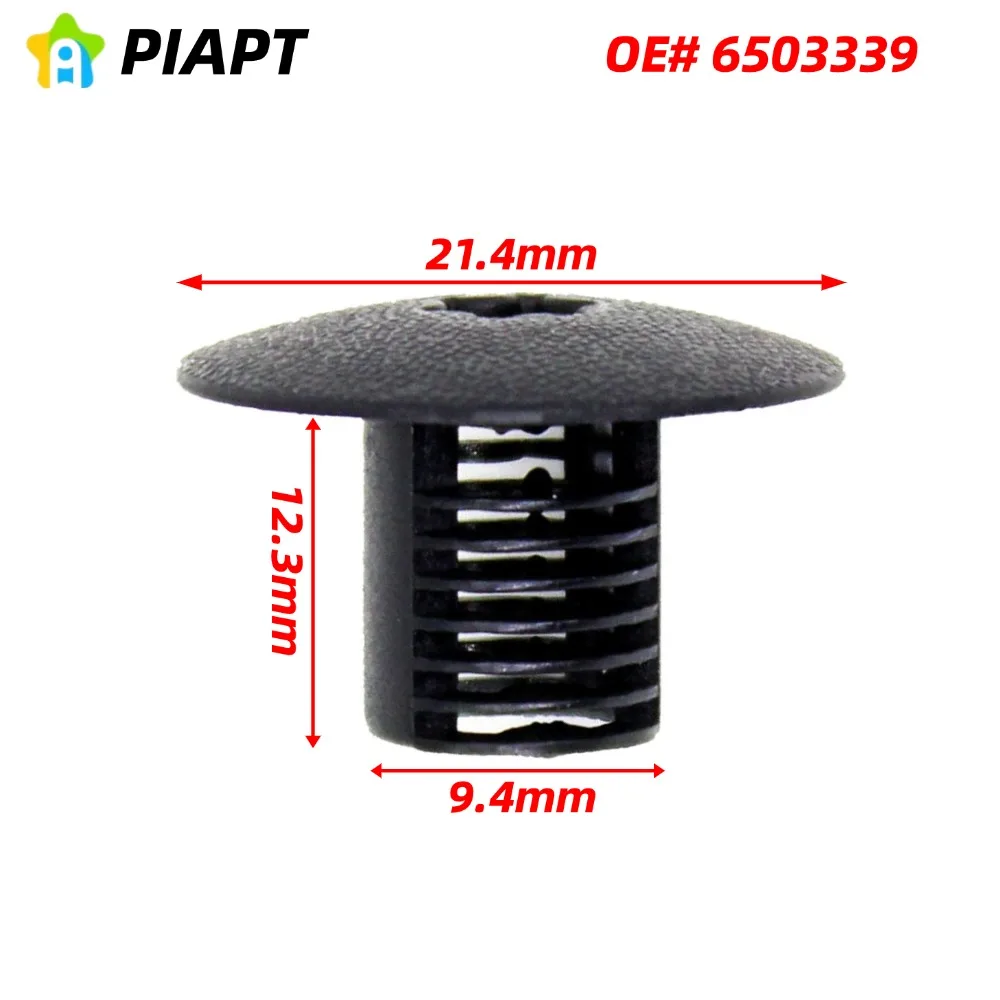 

20PCS OE#6503339 Cowl Top Stud Retainer Cover Grille Nut Clip for Grand Cherokee Dakota Durango RAM 1500 2500 3500