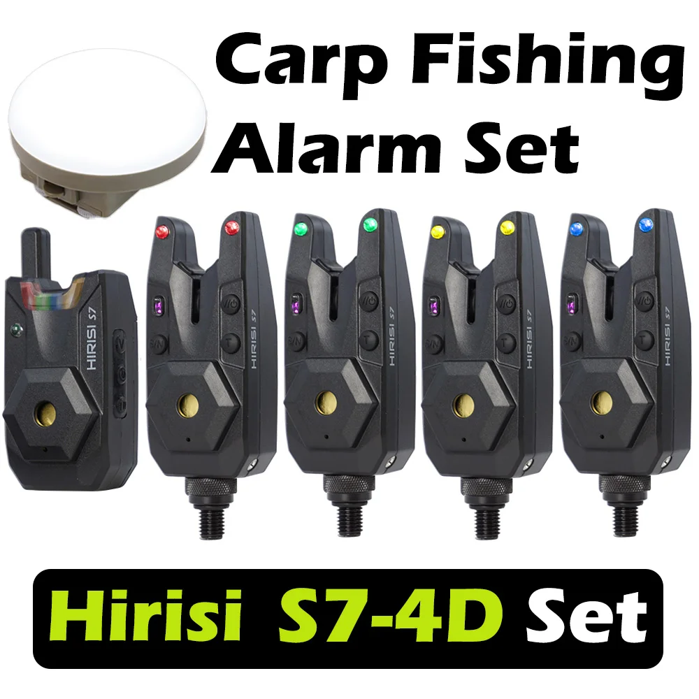 hirisi-s7-4d-wireless-carp-fishing-bite-alarm-set-waterproof-bite-indicator-with-outdoor-camping-night-light-fishing-accessories