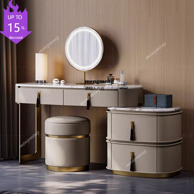 

N178 Женский Роскошный Туалетный Столик Современная Европейская Гостиная Спальня Туалетный Столик Стул Косметика Penteadeira Домашняя Мебель