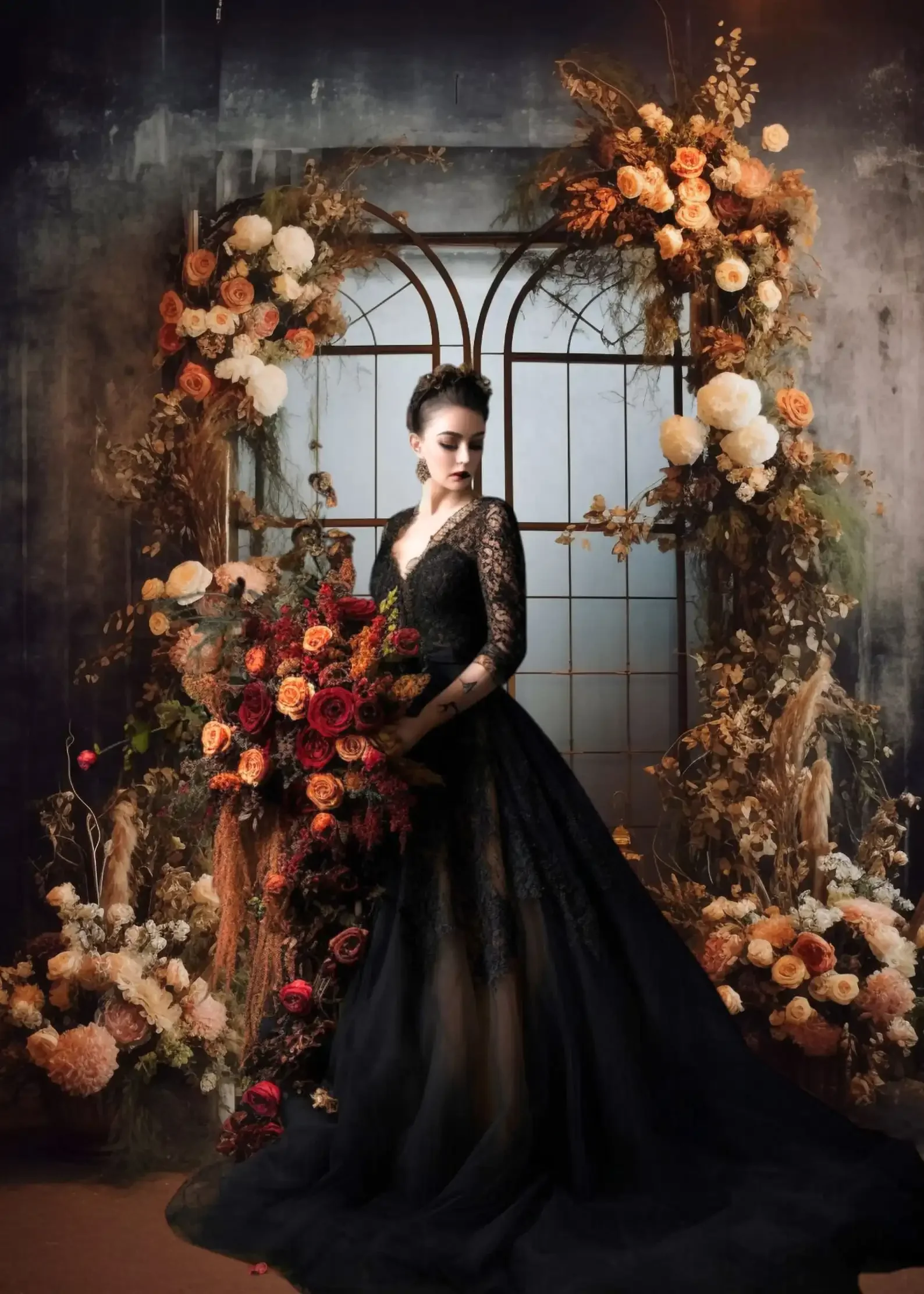 Фон для фотосъемки Mehofond в деревенском стиле с изображением цветочной арки двери для взрослых на день рождения свадьбу портрет для беременных Фотостудия