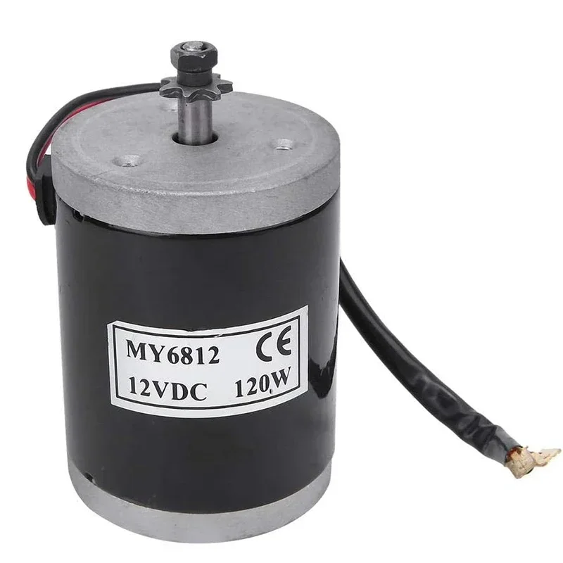 

DC Motor 12V/24V 120W, MY6812 150w 120W 100W Electric Brushed Motor High Speed Small Brush Motor with Belt Pulley Motor