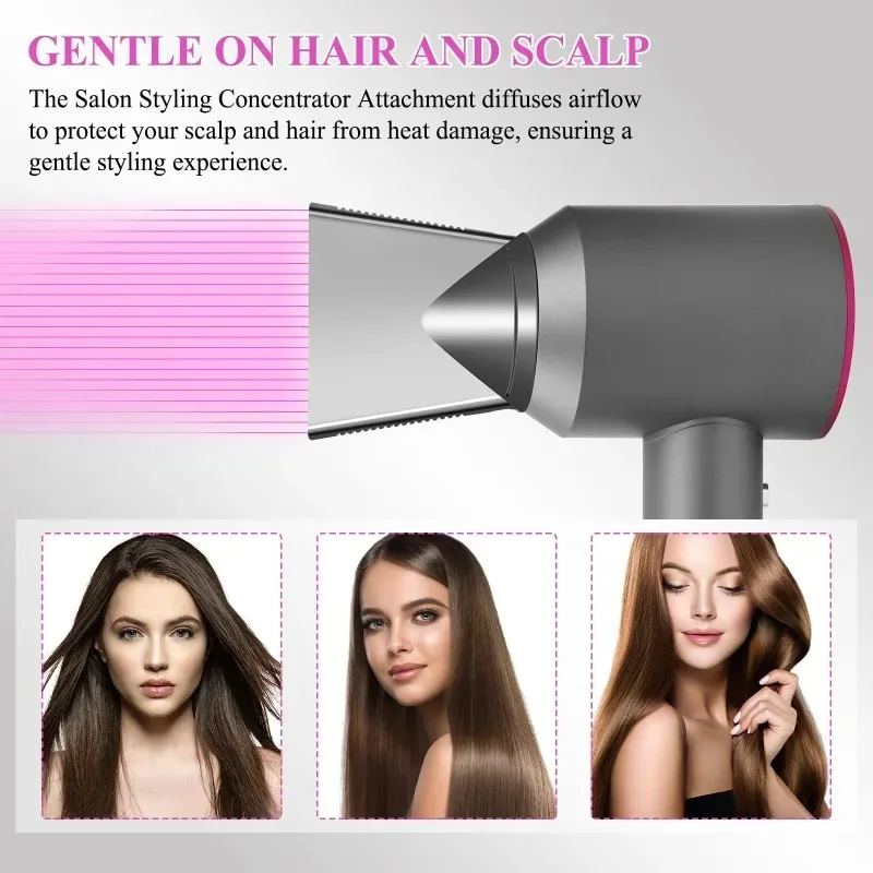 ForFor * Professional Adapter Kit and Concentrator Curling Iron Converting to Hair Dryer Styling Attachment Dyson Airwrap Styler