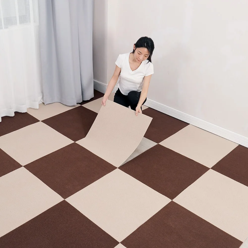 

Removable Self-adhesive Carpet DIY Home Furnishing Protection Flooring Sticker Floor Mat Home Decor Anti-Slip Cat Scratching Mat