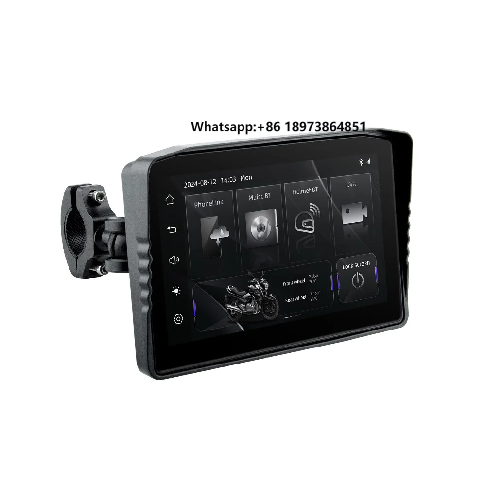 

6.25-inch motorcycle Carplay driving recorder navigation 4G full network Carplay high-definition wireless carplay car GPS