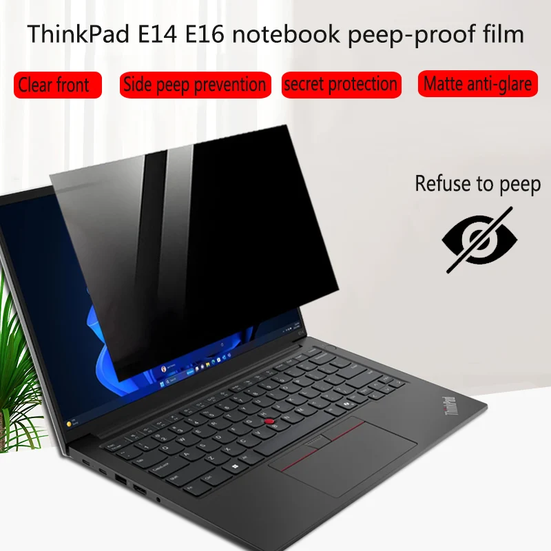 

Fro Lenovo ThinkPad E14 E16 notebook peep-proof film 14 16-inch privacy protection film gen7 gen6 computer screen saver matte