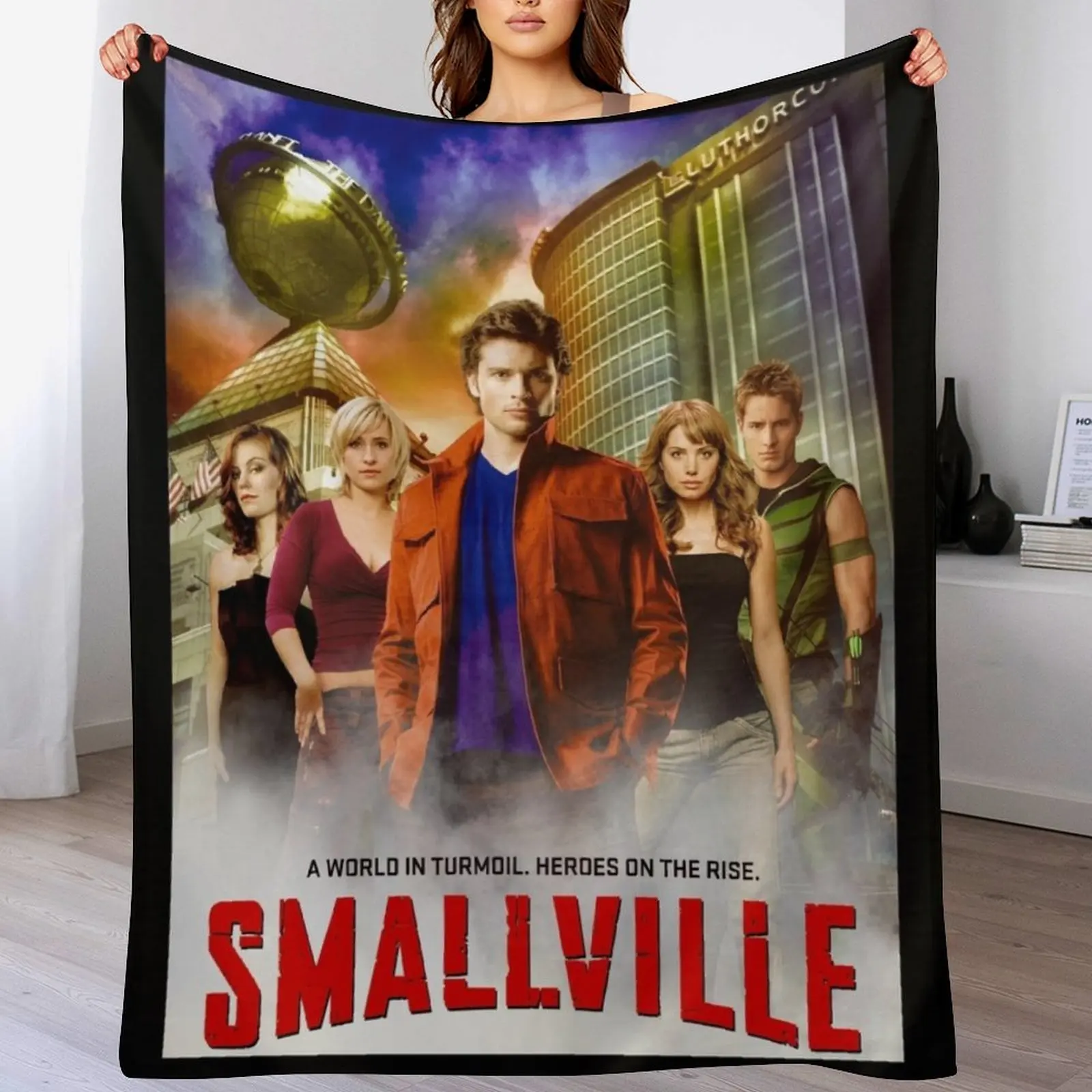 

Smallville TV Series Top Throw Blanket blankets ands Luxury Thicken Vintage Soft Big Blankets