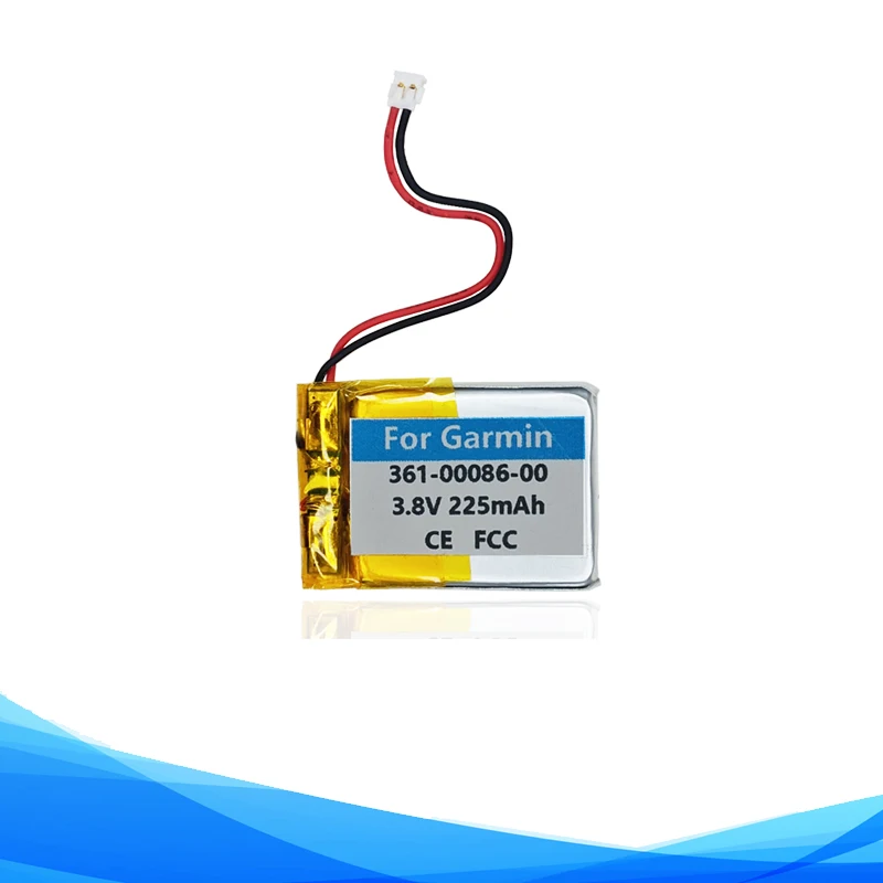 Batería de 3.8V 225mAh 361-00086-00/11/23/24 para Garmin Vivoactive 4 Approach G10 Instinct solar STD-810G Forerunner 235 CHRONOS