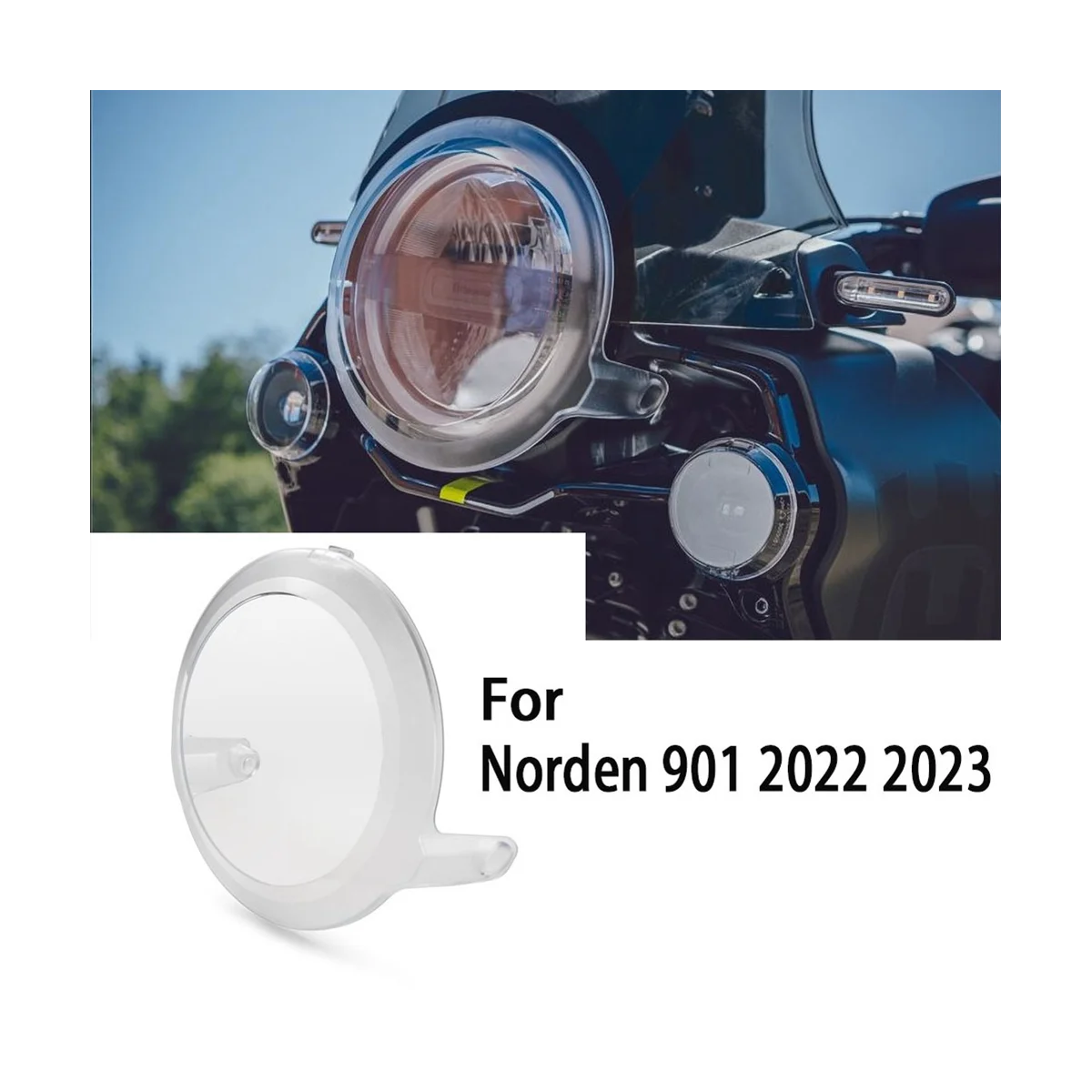 Motorfiets Accessoires Koplamp Cover Guard For Husqvarna Norden 901 Koplamp Beschermhoes