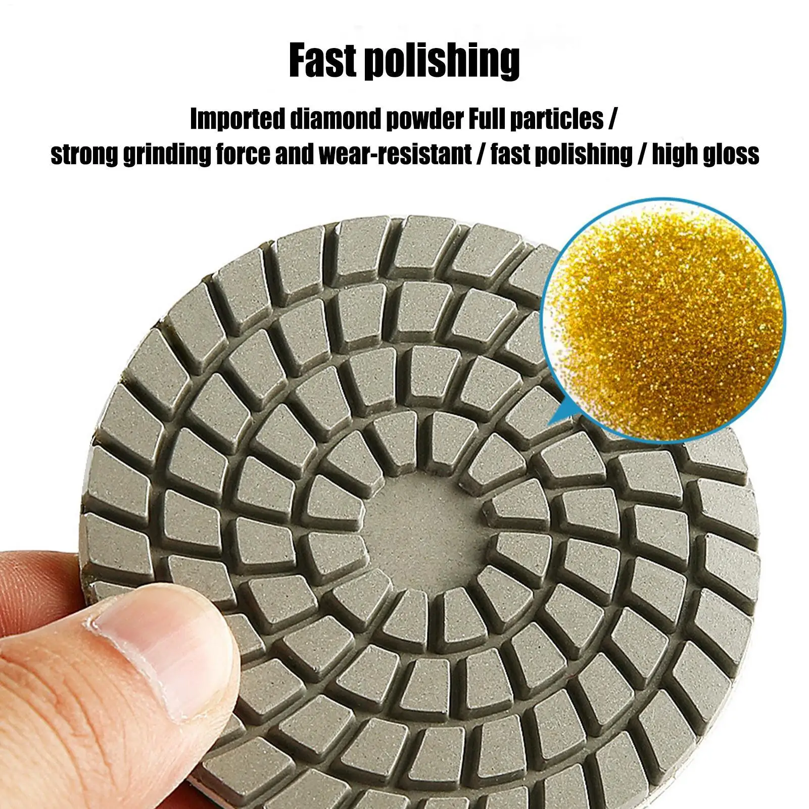Angle Grinder Cutting Disc Flat Abrasive Polishing Disc For Grinder Grinding Device Replacement Part For Granite Marble Glass