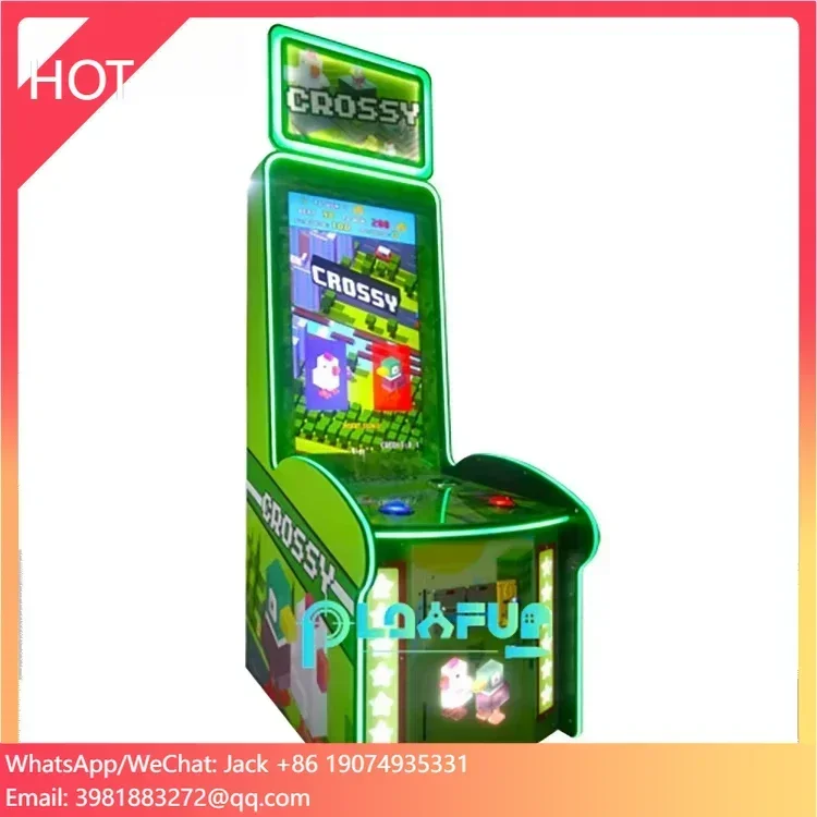 Playfun Family Fun Carnival Center Device Crossy Road Video Arcade Exchange Ticket Lottery Game Machine