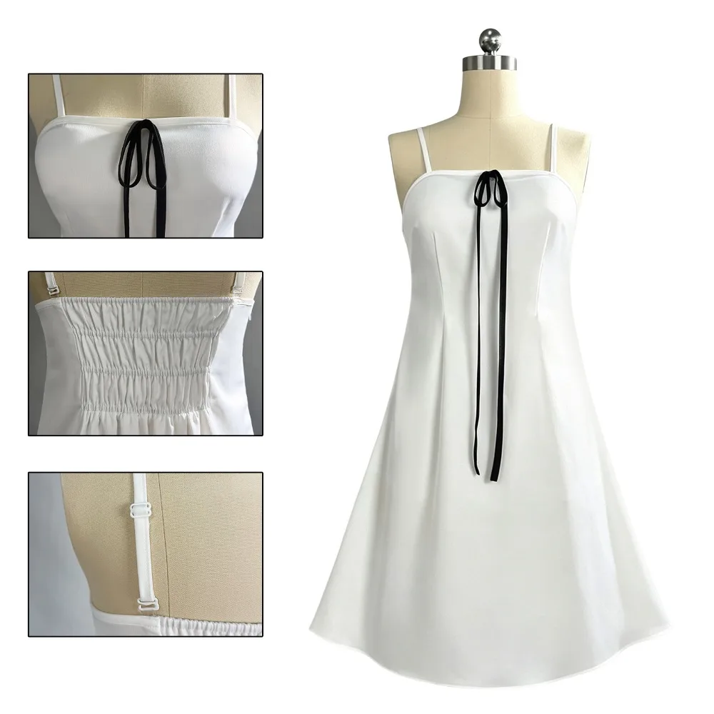 Saya No Uta: The Song of Saya Saya Cosplay Costume White Camisole Little White Dress Female Role-Play Outfit for Comic-Con view 5