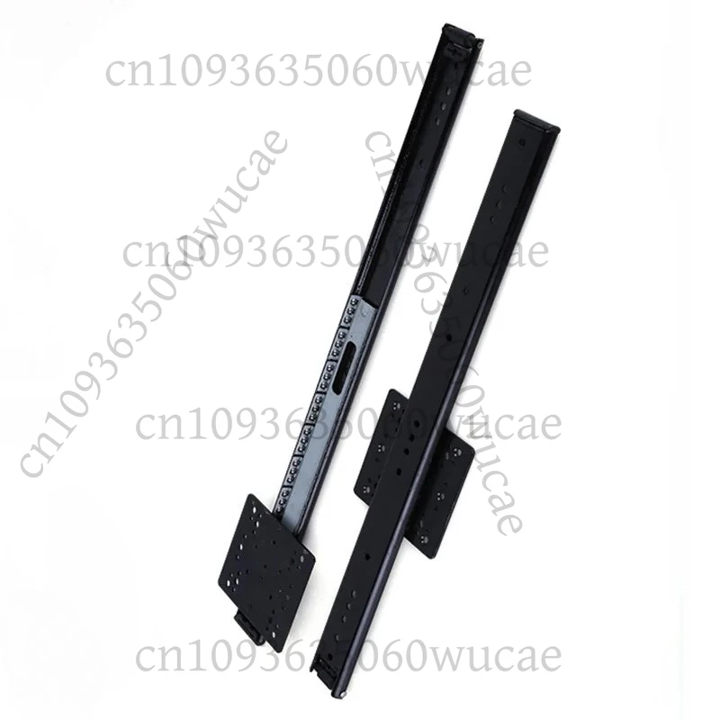 Cabinet Oven Air Conditioning Cabinet Upturn Door Slide, Retractable Hidden Pocket, Swing Door Guide Roll Over Plug-in Slide