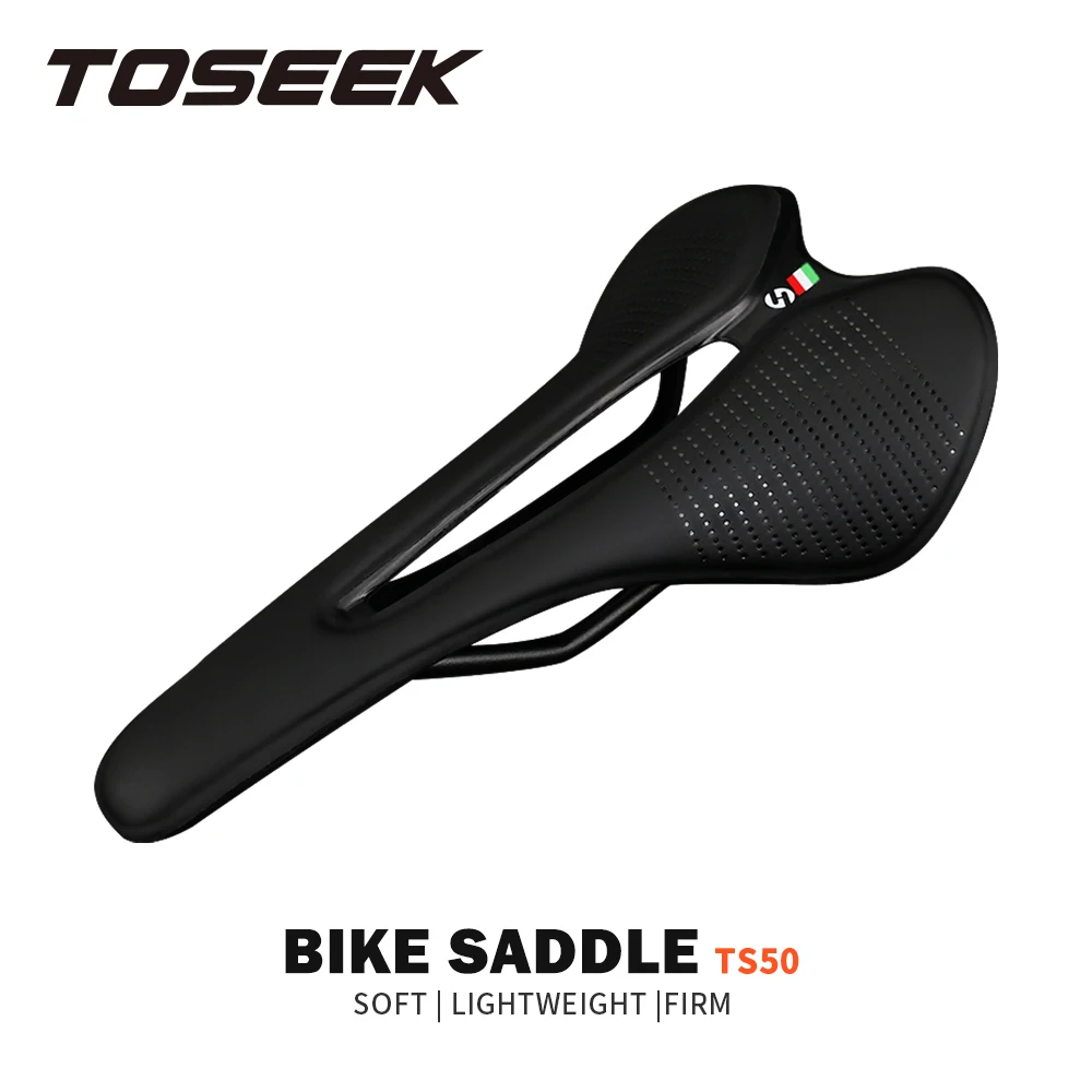 

TOSEEK Ultralight Breathable Comfortable Seat Cushion Narrow and Small Saddle Recommended For Women Bike Saddle Parts Components