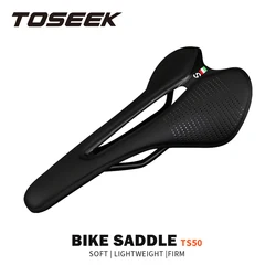 TOSEEK Ultralight Breathable Comfortable Seat Cushion Narrow and Small Saddle Recommended For Women Bike Saddle Parts Components