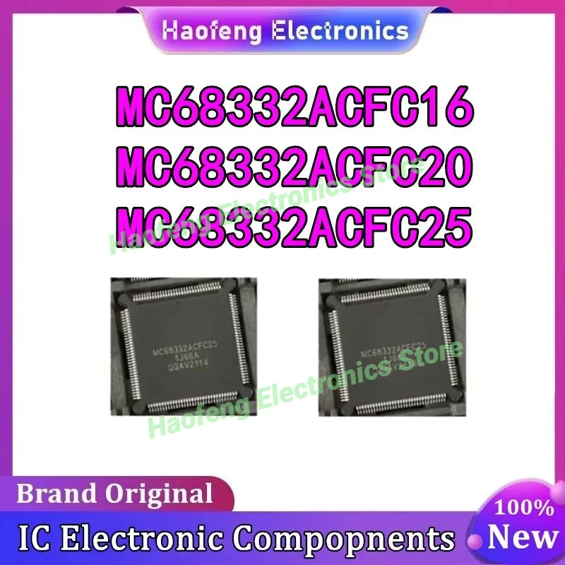 MC68332ACFC16 MC68332ACFC20 MC68332ACFC25 QFP-132 رقاقة متحكم صغير