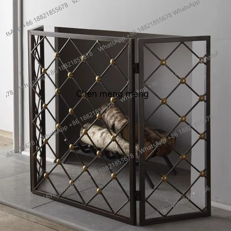 Fireplace core simulation fire decorative screen real fire fireplace fire guardrail partition living room fireplace shelf