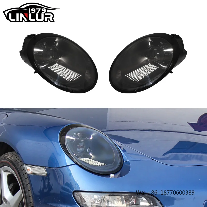 [1979LL] 2004 2005 2008 2011 911 997 Headlights Upgrade to 992 2023 matrix Led Headlight for Porsche 911 997.2 997.1