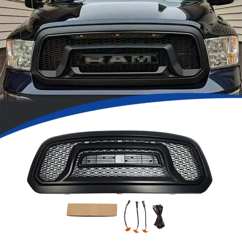 

For 2013-2018 Dodge Ram 1500 Grid Style Grille ABS Material Replacement