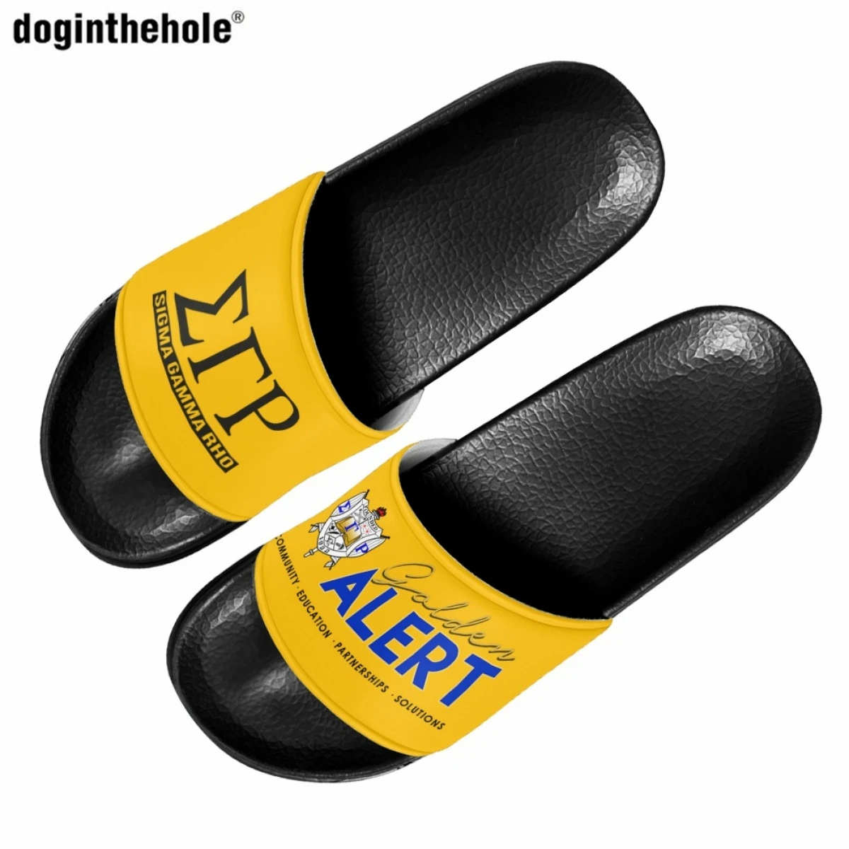 

Doginthehole Sigma Gamma Rho Sorority Summer Comfortable Home Slippers for Women Men Couples Beach Sandals Zuecos Para Mujeres