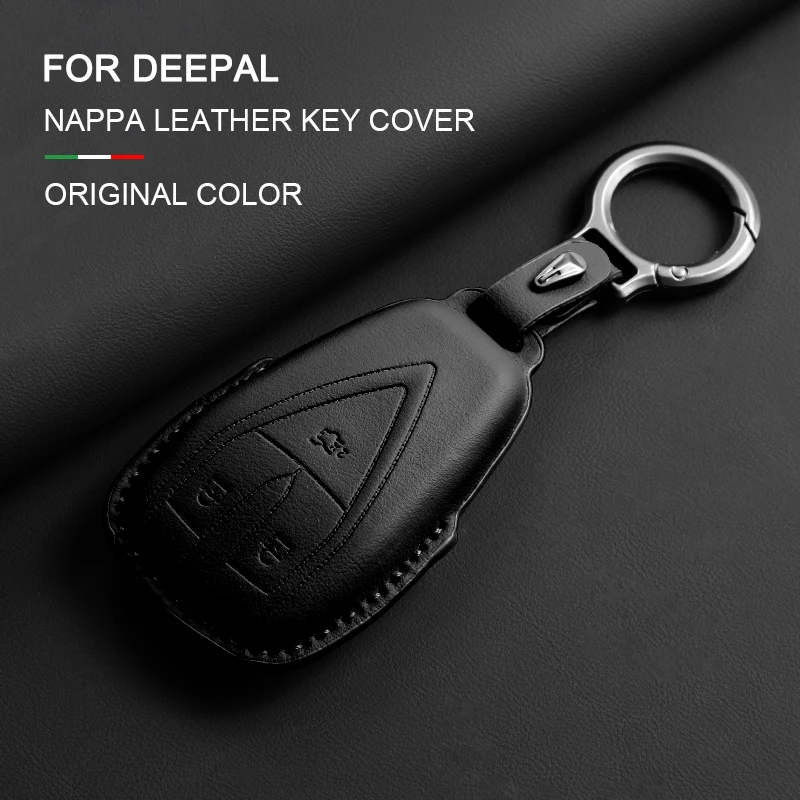 

For Changan Deepal S7 SL03 S07 G318 UNIT UNIK CS35PLUS CS55 PLUS CS75 Original Color Car Leather Key Protection Case Cover Shell