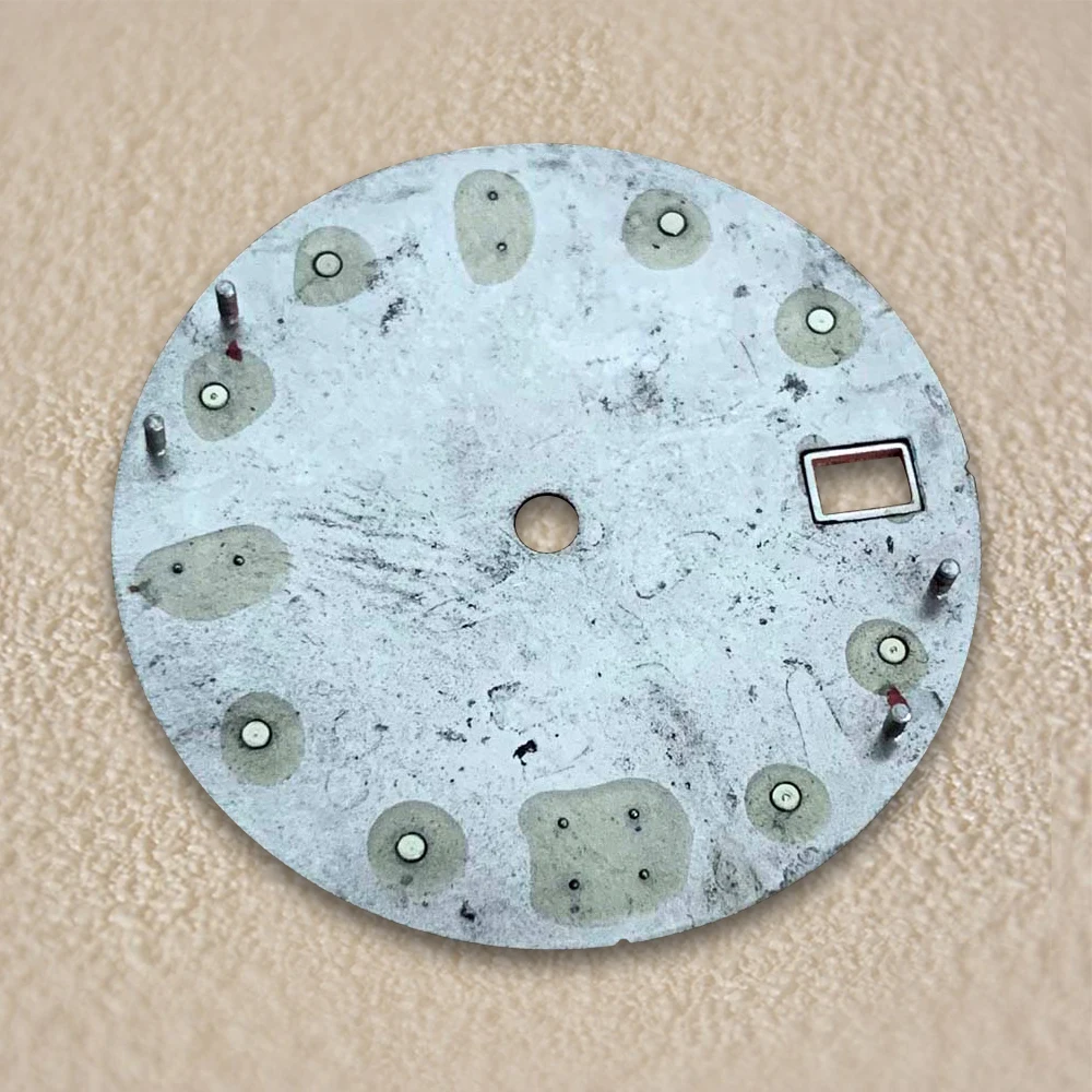 Quadrante con logo S da 28,5 mm adatto per movimento NH35/NH36 Impronta 3D luminosa verde Quadrante alto Orologi di qualità Accessori modificati