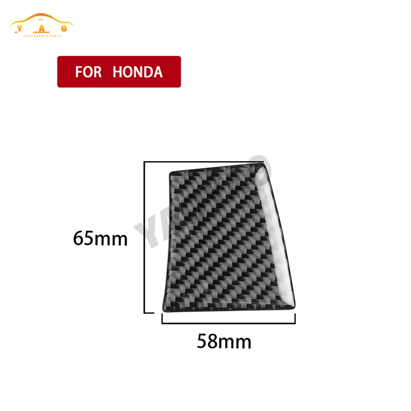 Přístrojová deska ovladač kolo strana panel vnitřní auto příslušenství zakrýt nálepky stříhat uhlík vlákno pro Honda dorozumění 7th gen 2003-2007