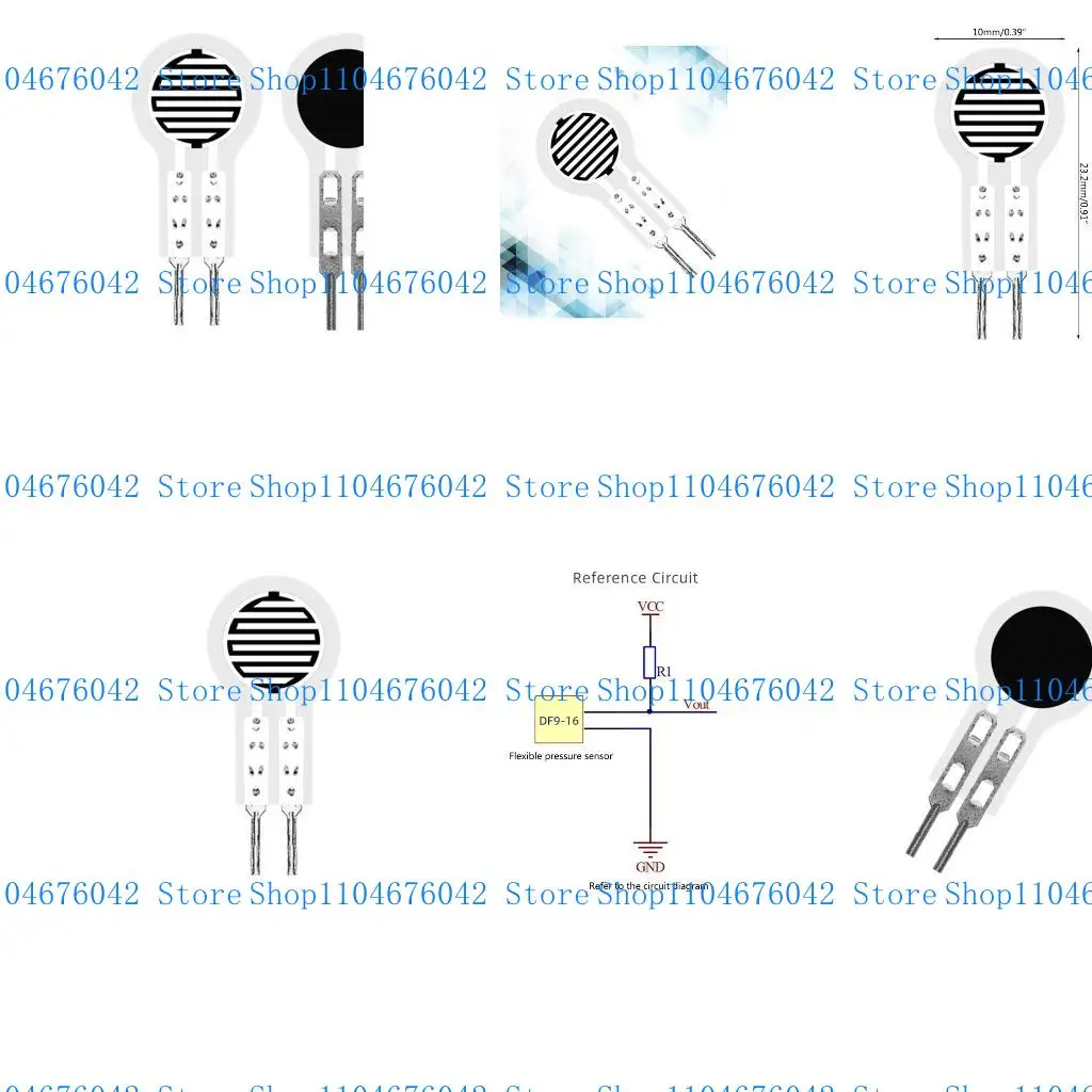 

5ASD чувствительный полимер пьезоэлектрический давление давления PVDF Датчик давления пленки пленки
