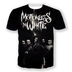 Motionless In White 3D Printed Casual Men O-neck T-shirts Short Sleeve Hip Hop kids Tee Shirts Harajuku Tops Unisex Clothing