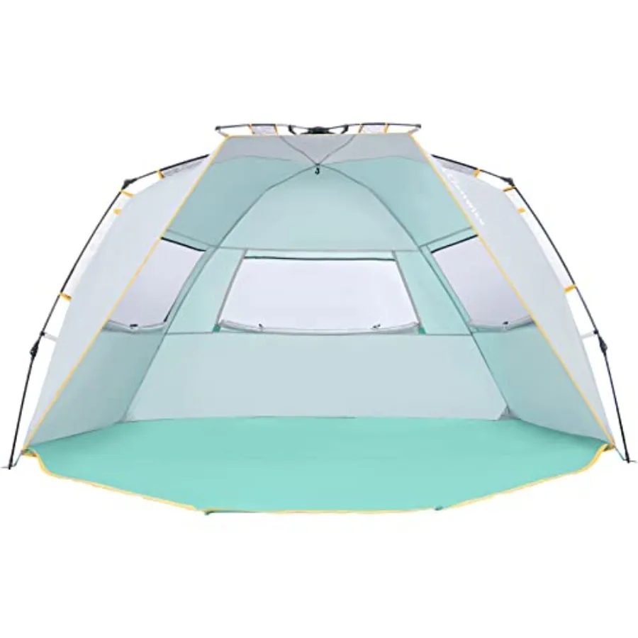 

Instant Beach Tent Sun Shelter with Zippered Extendable Porch for Privacy, Portable Beach Tents with Carrying Bag, Easy Setup P