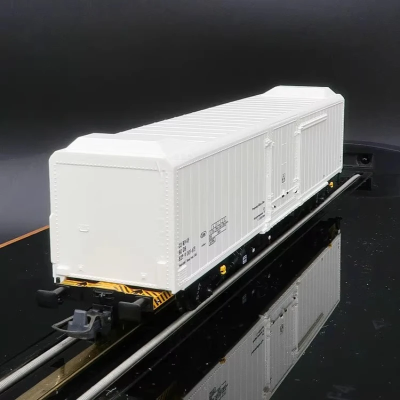 

ROCO HO 1/87 Toy Train 76718 Freight Carriage German DB White Painted Carriage Model Desktop Ornament Boy Toy Gift