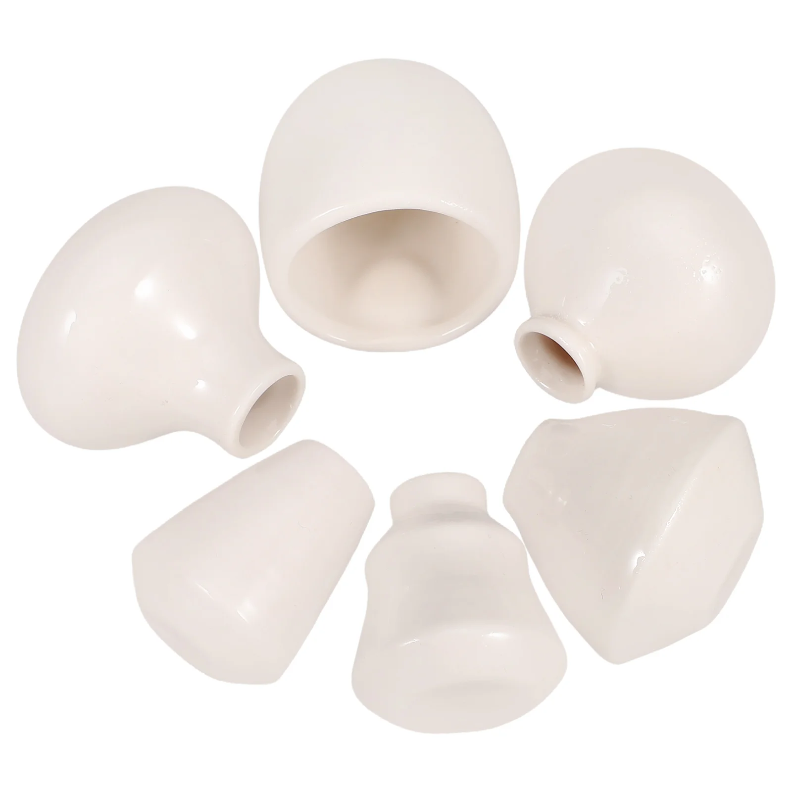 

6pcs Vase Small Matte Ceramic Vase Decoration Flower Pot Decoration for Desktop Balcony Window Planter Garden Supplies