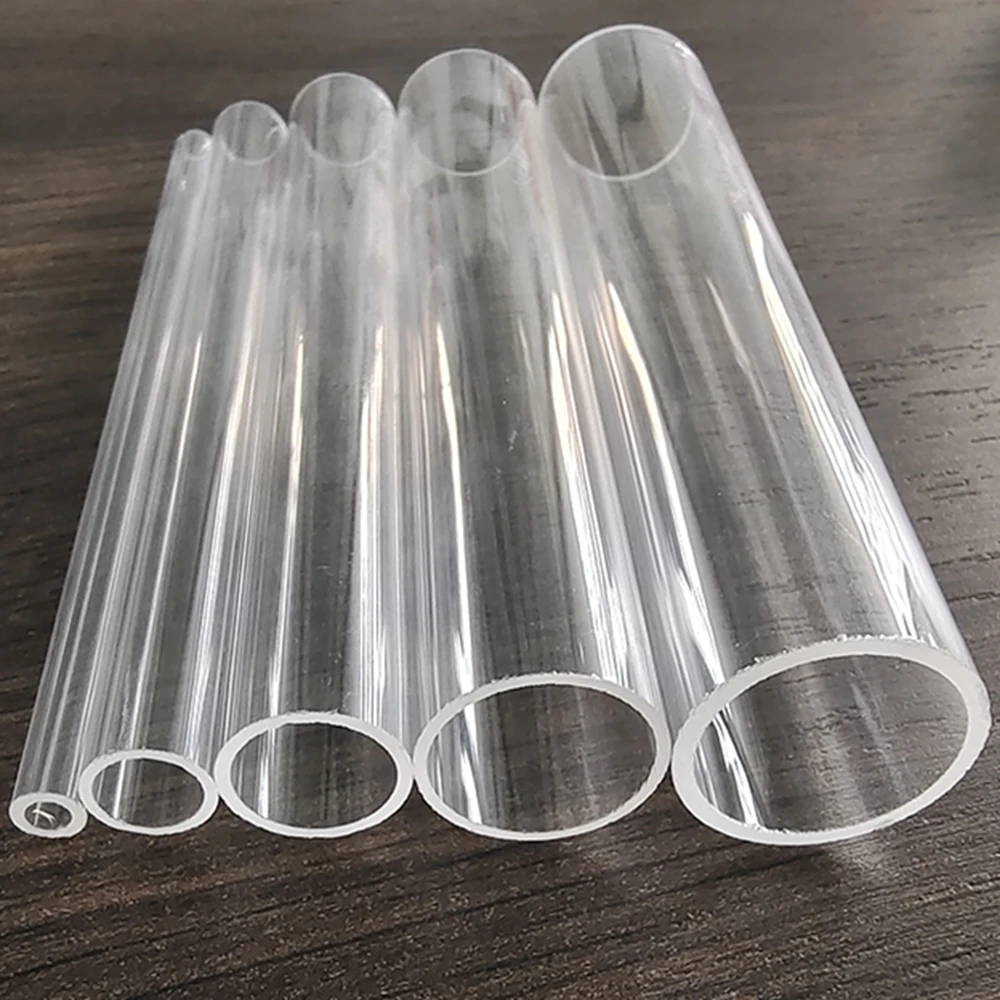 Tubo de Vidro Capilar de Quartzo Transparente Resistência de Alta Temperatura