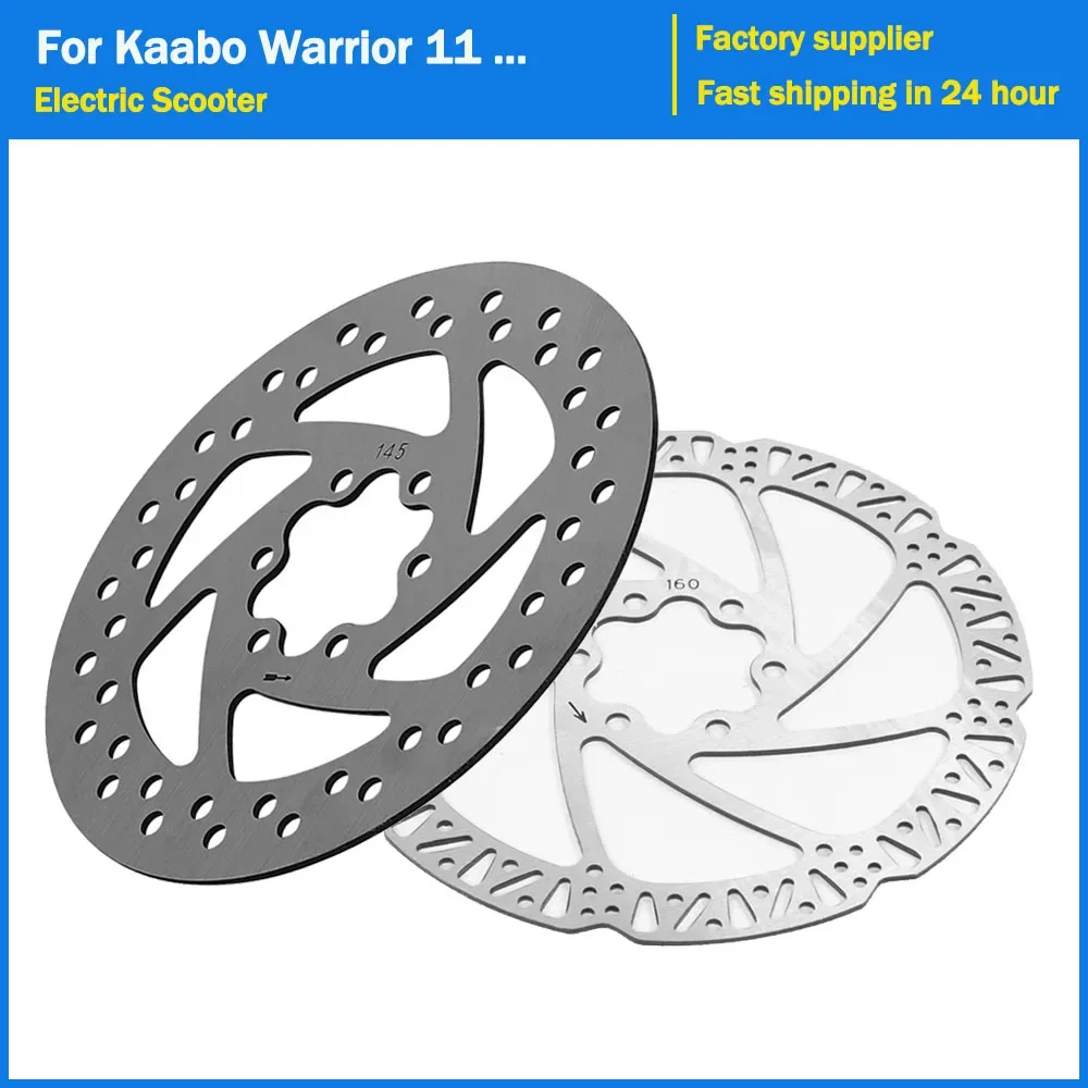 145mm Brake Disc for Kaabo Wolf Warrior X/11 Mantis10 Kaabo Wolf King GTR/Wolf King+ Warrior/King GT Kaabo E-Scooter 160mm Rotor