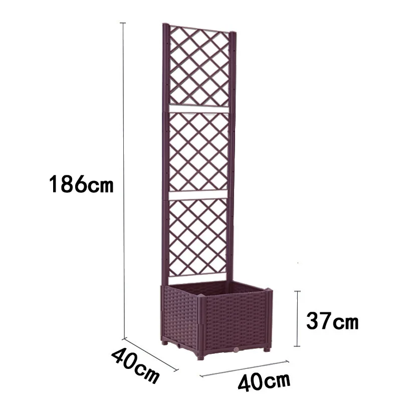 

Outdoor planting box family balcony vegetable special vegetable pot roof PP rectangular plastic flower pot