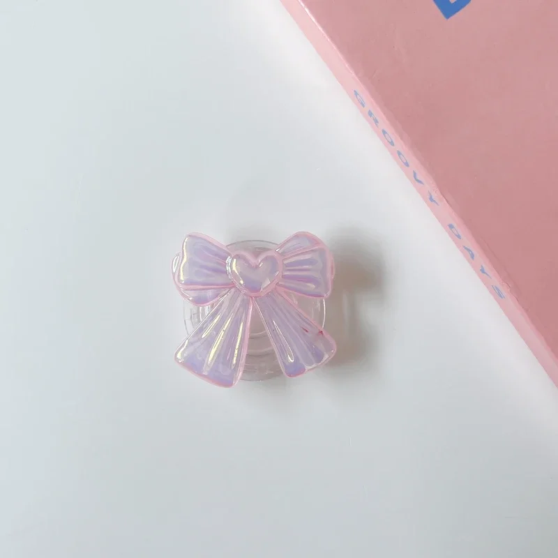 Dudukan Ponsel Griptok Busur 3D Simulasi Makanan untuk IPhone Samsung Universal Dudukan Pegangan Ekspansi Aksesori Lucu Korea