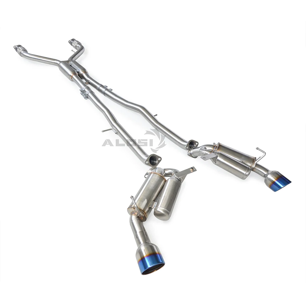 

For Nissan 350Z 3.5 2002-2008 stainless steel blue tip cat-back performance exhaust system with valve