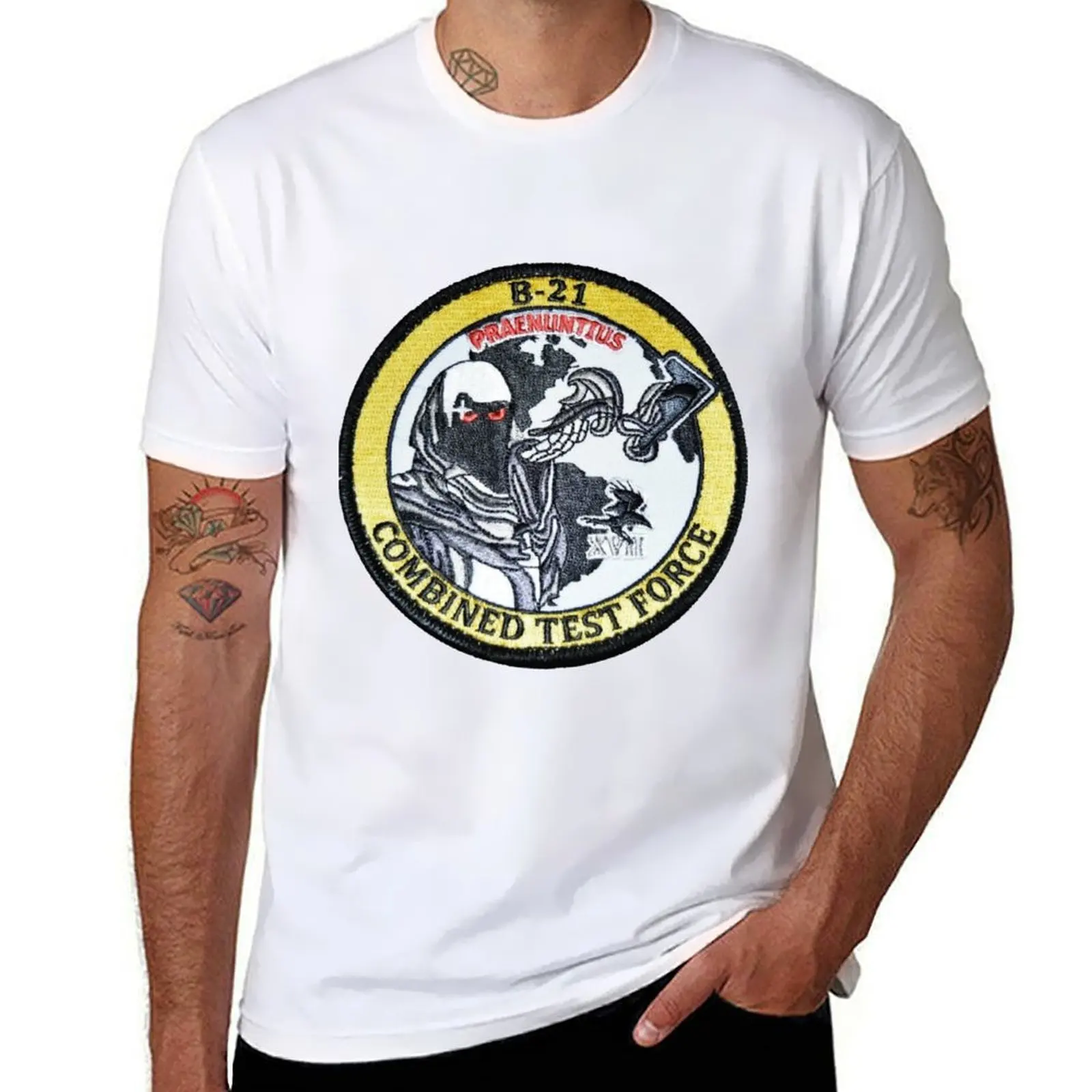 

B-21 Raider CTF Patch T-Shirt anime t shirts for man man t shirt heavy cotton T-Shirt